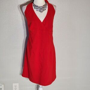CHESLEY DRESS COLOR RED SLEEVELESS POLY/NYLON SIZE 2X